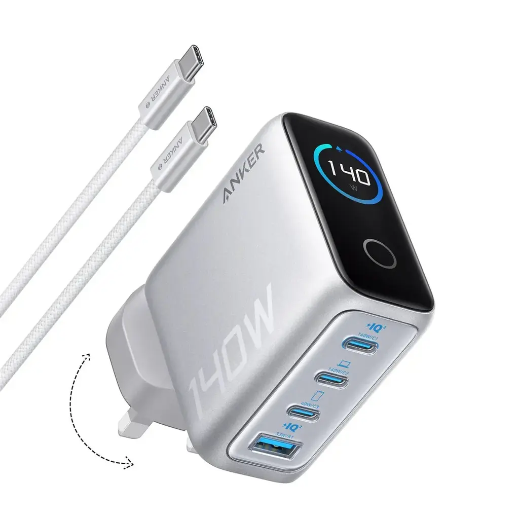 【2025/5/8新作】Anker Charger YouTube - Cable USB-C with 3.1) PD 4-Port, (140W, Charger Anker Ports) 4 (140W その他ノートPCアクセサリー