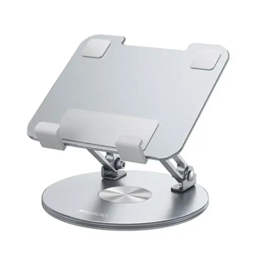 Yesido C293 360 Degree Rotating Foldable Tablet Desk Stand - Silver