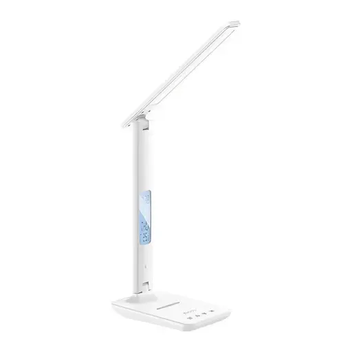 Yesido DS20 Desk Lamp, 5 Lighting Modes, LCD Function, Wireless Charging