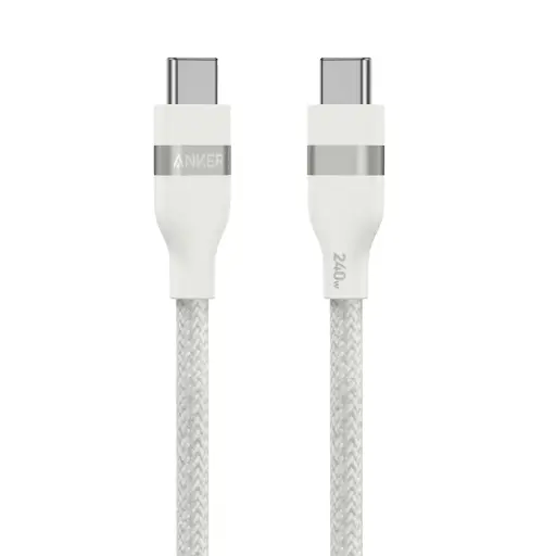 [A82E2H21] Anker USB-C to USB-C Cable (3 ft, 240W, Upcycled-Braided) - A82E2H21
