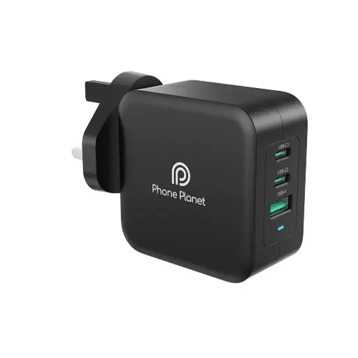 Phone Planet 100W Universal GaN 3-Port Wall Charger