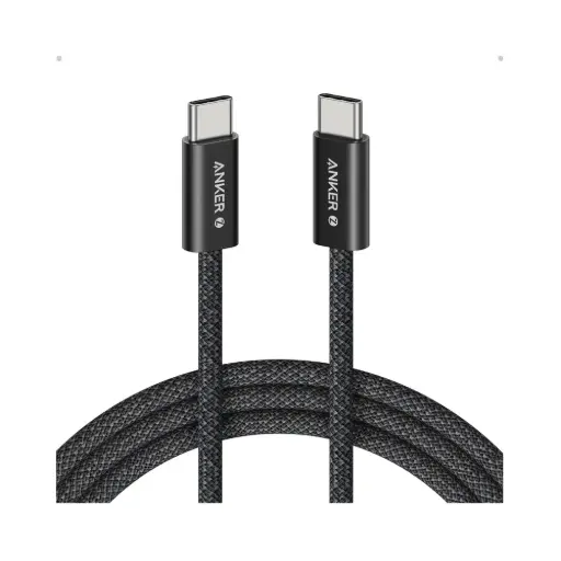 [A8060H11] Anker Zolo USB-C to USB-C Cable 240W Braided (0.9m/3ft) -Black