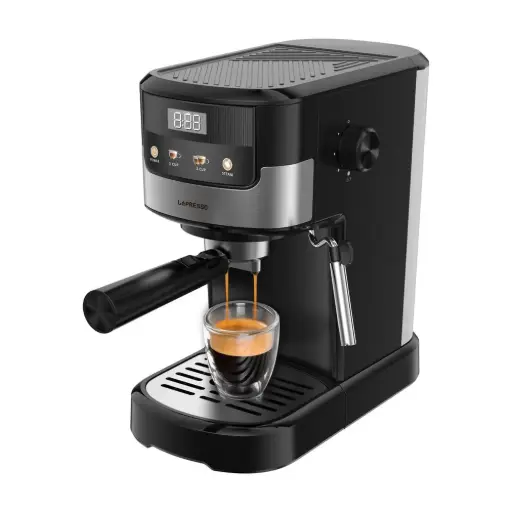 [LPCFFM0004-BK] Lepresso Suprema Espresso Machine , 20 Bar with Milk Steamer - LP004