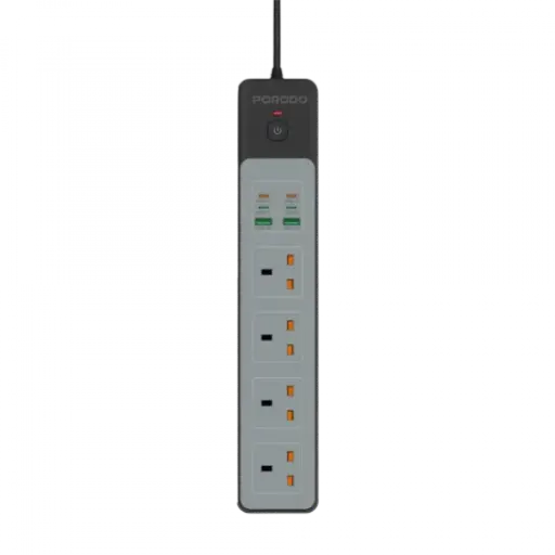 Porodo 4 Ac Power Socket With Usb A X2 Usb C X4 UK 