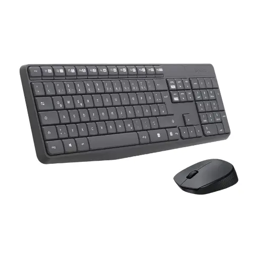 Logitech Keyboard And Mouse Mk235 Wireless   