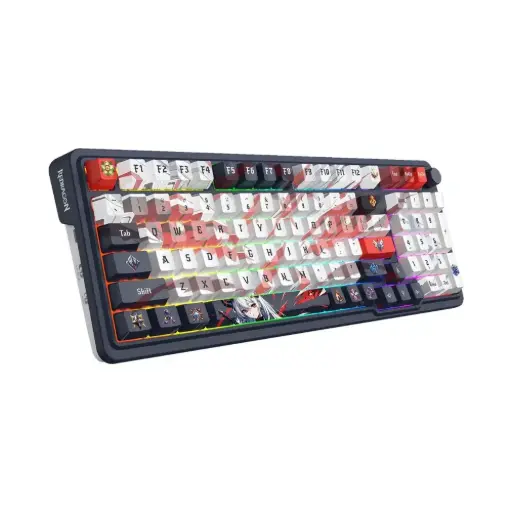 Redragon K686 PRO SE Wireless Mechanical Keyboard – 98 Keys with Gasket Design and RGB Backlighting