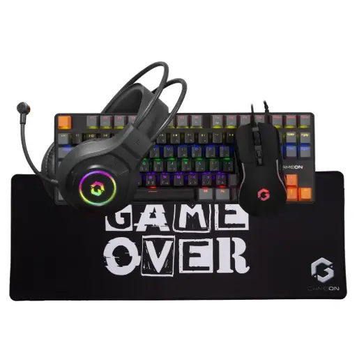 GAMEON VIPER X All-In-One Gaming Bundle (Mechanical Keyboard, Headset, Mouse & Mousepad) (MECHANICAL KEYBOARD, HEADSET, MUSE PAD) 