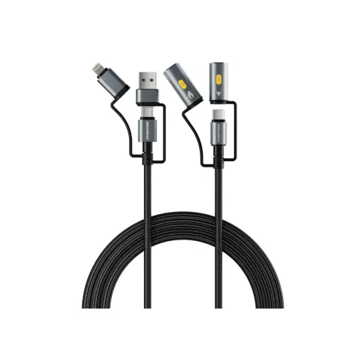 [RRCS25] RockRose Hercules Reign 100W 6-in-1 Charging Cable 