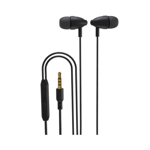 Porodo Blue Stereo Earphones with AUX Connector 1.2m