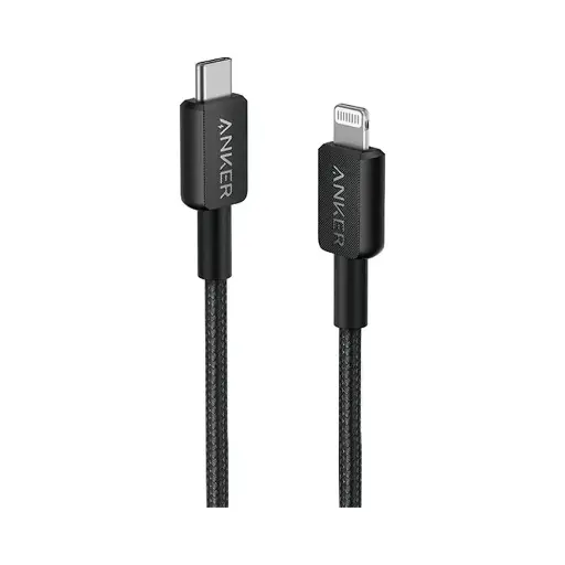 كيبل أنكر 322 مضفر بطول 0.9 متر من USB-C إلى لايتنينغ
