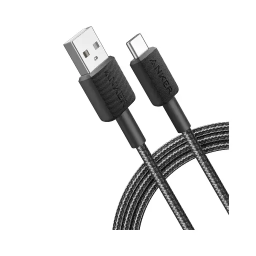 [A8173H11] Anker USB-A to USB-C Nylon Braided Cable (6ft/1.8m) - 