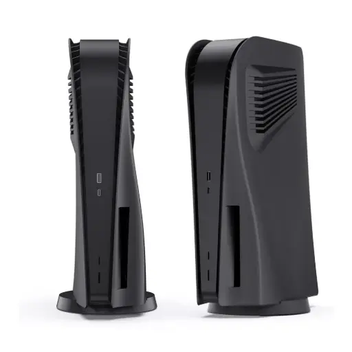 Faceplate Cover Skin Replacement for PS 5 UHD - Black Colour