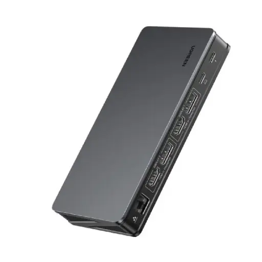 UGREEN CM615 USB-C HUB Adapter to 2x USB-A, 1x USB-C 3.1, 2x HDMI, 2x DP, SD/TF, RJ45 