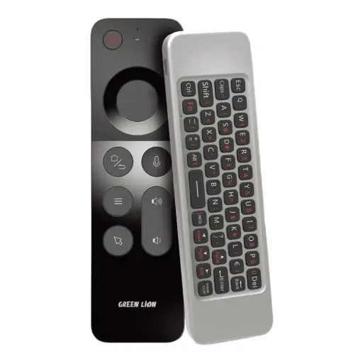 [GN4INWRMTBK] Green Lion 4 in 1 Wireless Remote With Keyboard 