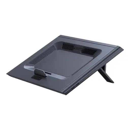 Baseus ThermoCool Heat-Dissipating Laptop Stand (Turbo Fan Version) Grey Hollow Air Duck 