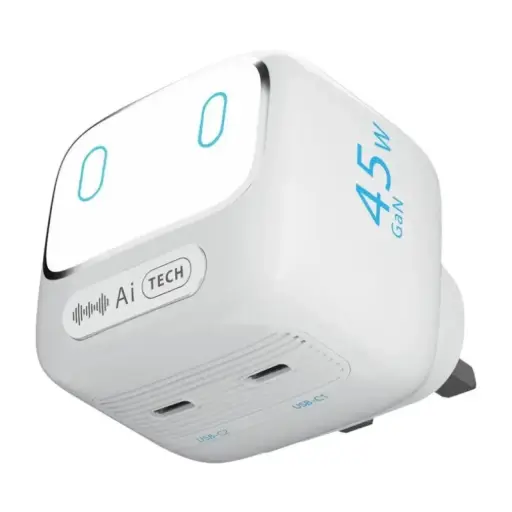 [PWCUQC052WH] Powerology Lumix GaN AI Power Charger - White