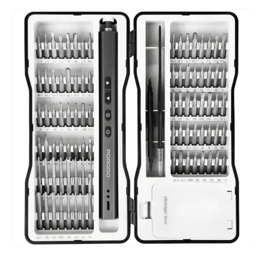 [PDGTE970BK] Porodo TechFix 97‑In‑1 Electric Screwdriver Kit - Black