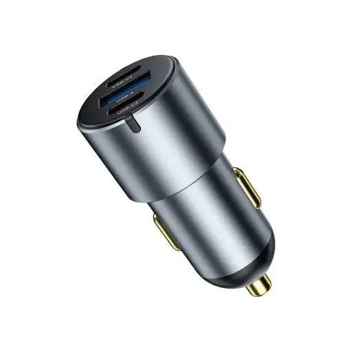 [Wi-CC032] WiWU Nano Pro 60W USB-A+2C Fast Car Charger