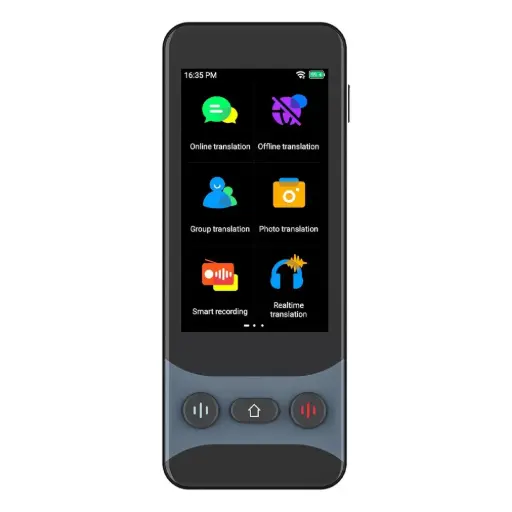 [LVLFLVTGY] Levelo FluentLink Offline & Online Voice Translator - Grey 