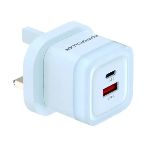Powerology 35W Dual-Port Fast Charging Adapter PD 