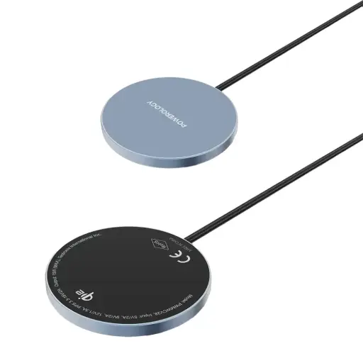 [PWMWCV28GY] Powerology Elero Magnetic Wireless Charger - Gray