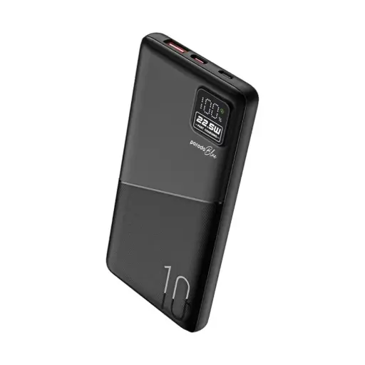 Porodo Blue 10,000mAh Quick Charge Power Bank USB-A and USB-C Output