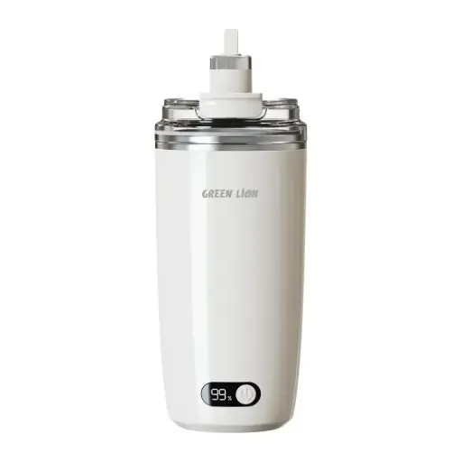 Green Lion Auto-Stirring Mug 350mL - Cream 