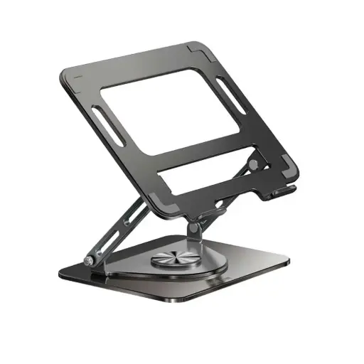 [GN360LAPSDBK] Green Lion 360 Rotatable Laptop Stand - Black 
