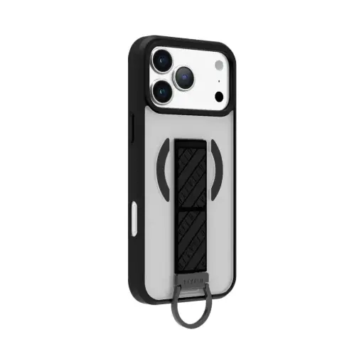 [LVLMRPCLGCIP17PMPHBK] Levelo Morphix Clara Grip Case For iPhone 17 Pro Max - Phantom Black