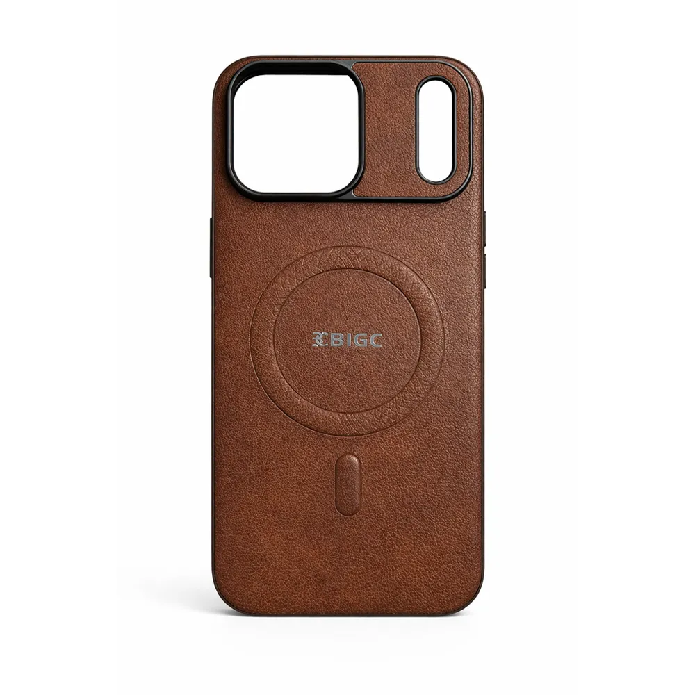 BIGC Leather Texture Magnetic Case - iPhone 17 Pro Max | EStore