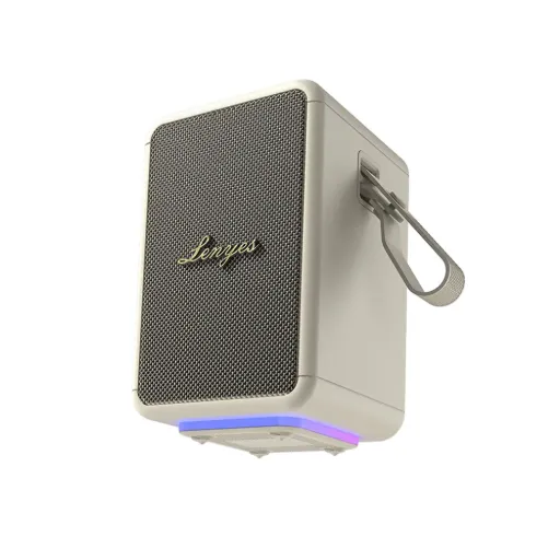 Lenyes S874 - Waterproof Portable Bluetooth Speaker with RGB, TWS & Stereo Sound