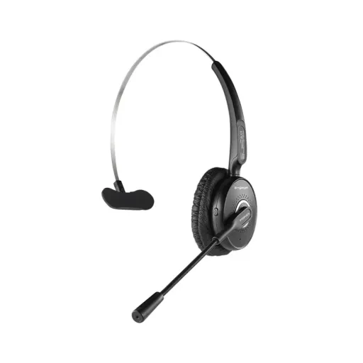 Promate Wireless Bluetooth Headset HD Voice Clarity Over Ear Mono Earphone