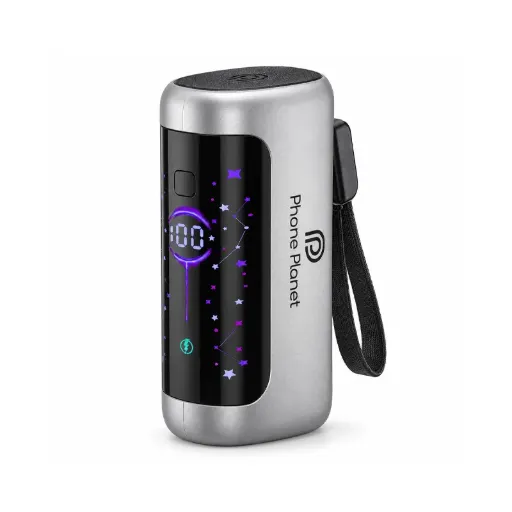 Phone Planet PB22.5W13 LED Screen 10,000mAh with Built in Type-C Cable Power Bank