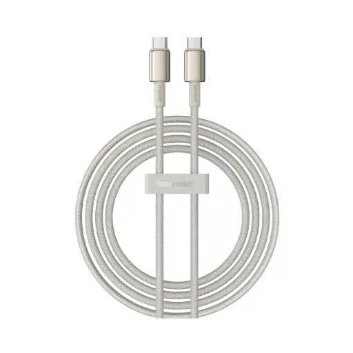 Baseus Tungsten Gold 2m 100W Fast Charging Data Cable Type-C to Type-C