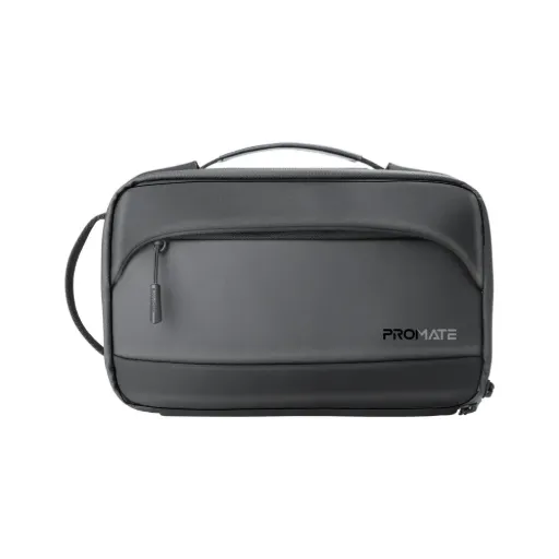 Promate Tech Accessory Organizer Bag with Smart Fingerprint Lock - UrbanPouch-Pro