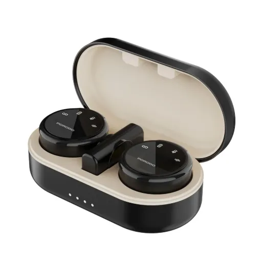 Porodo Lavalier Microphones Type-C Connector With Lightning Adapter