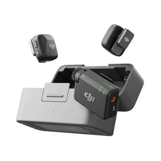 DJI Mic Mini Wireless Microphone (2 TX + 1 RX + Charging Case )