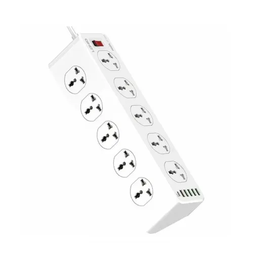 LDNIO Power Strip 10 Power Socket 6 USB 3.4A 5V 2500 Watts