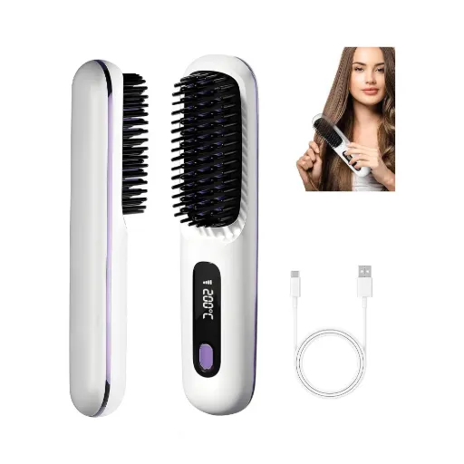 Denx - Wireless Straight Hair Comb DX1357 3500W
