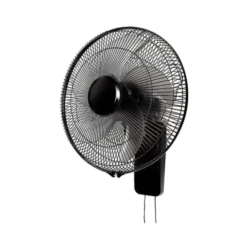 DENX Wall Fan DX2558 – 16 Inch Wall-Mount Fan, 3-Speed Pull-String Control