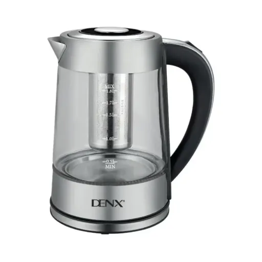 DENX DX3408 Electric Borosilicate Glass Kettle 1.8L