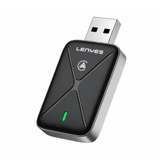 Lenyes LCP01 Android Auto Supported CarPlay USB Bluetooth 5.0 Wireless Transmitter Adapter