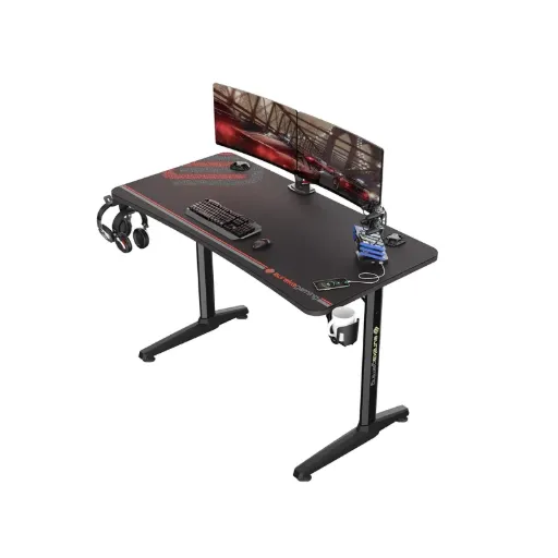 Eureka Ergonomic P47B 47 inch Mouse Pad New Polygon Legs Design Gaming Desk