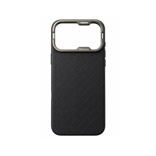 Case iP 18 pm Leather with Metal Camera Cover - IPE40