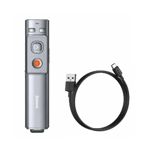 Baseus Wireless Presenter (Red Laser) with Charging Port