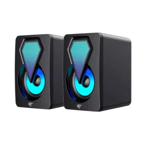 Havit SK210mini PRO computer speakers 2.0 RGB (black)