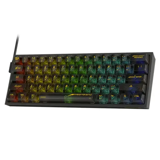 Redragon K617 SE 60% Wired RGB Gaming Keyboard Full-Transparent