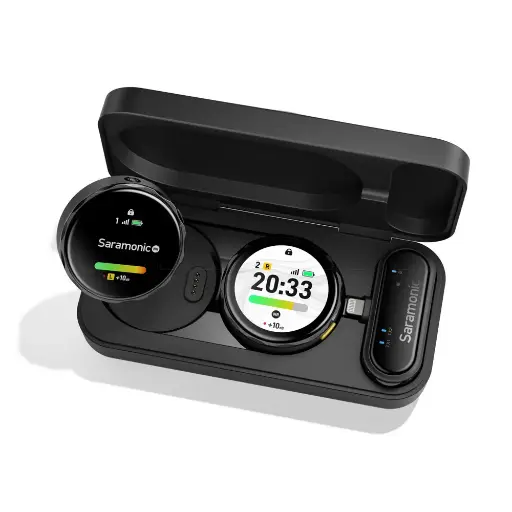 Saramonic Blink Me U2 Wireless Mic with/ Custom Recording Transmitters & USB-C + Lightning Receivers