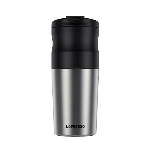 [LPCMGSM] LePresso Portable Mug Burr Grinder Coffee Maker - LPCMGSM